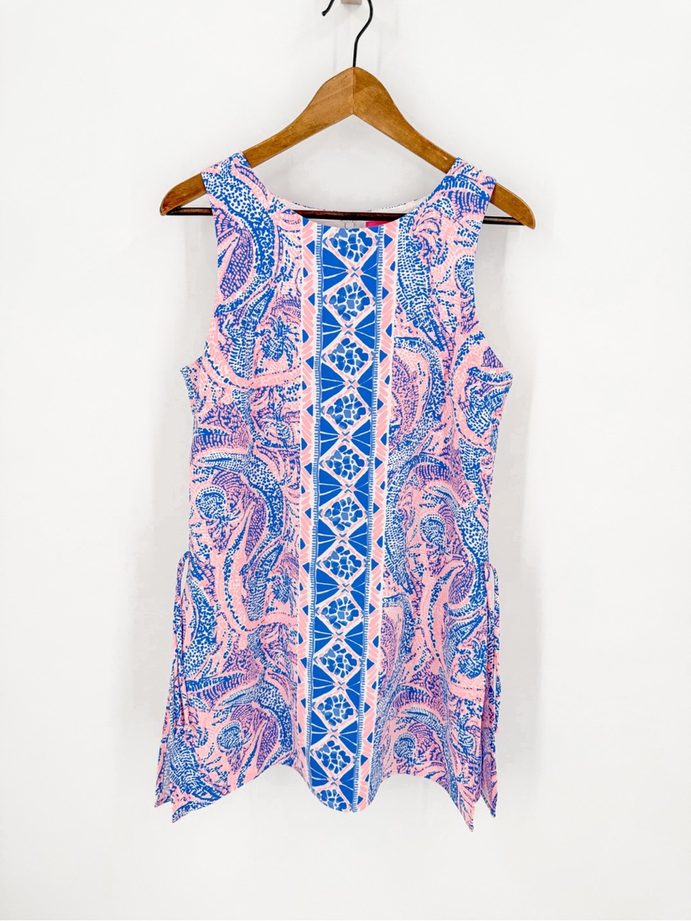 Lilly Pulitzer Skort Dress Pink Blue Paisley